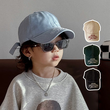 秋南 韩国儿童棒球帽2024新款个性女童洋气字母ins宝宝帽子鸭舌帽