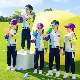 小学生校服班服幼儿园园服春秋套装儿童运动长袖两件套校服运动会