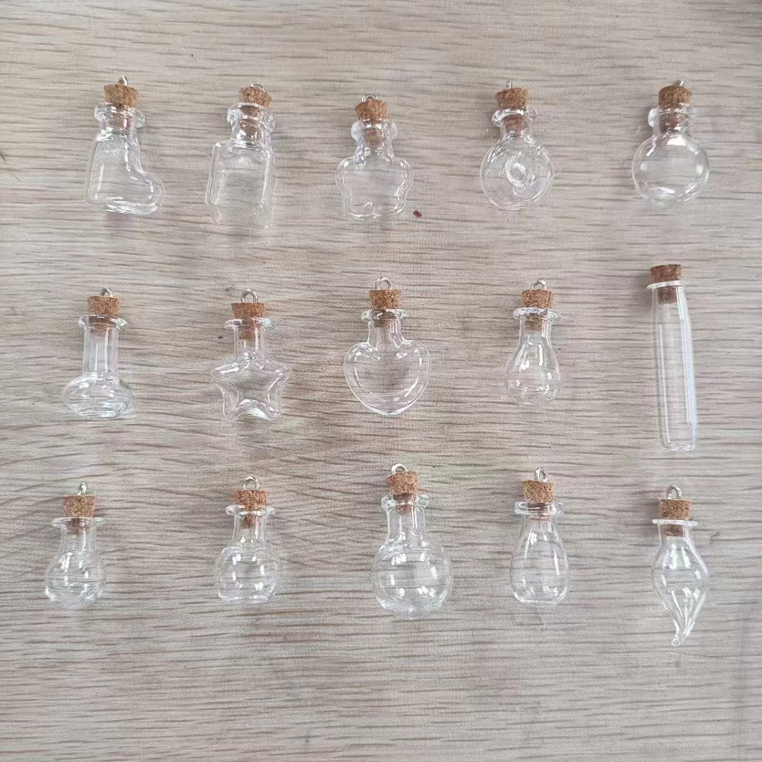 现货漂流瓶许愿瓶 创意文艺小巧迷你玻璃瓶 木塞玻璃瓶