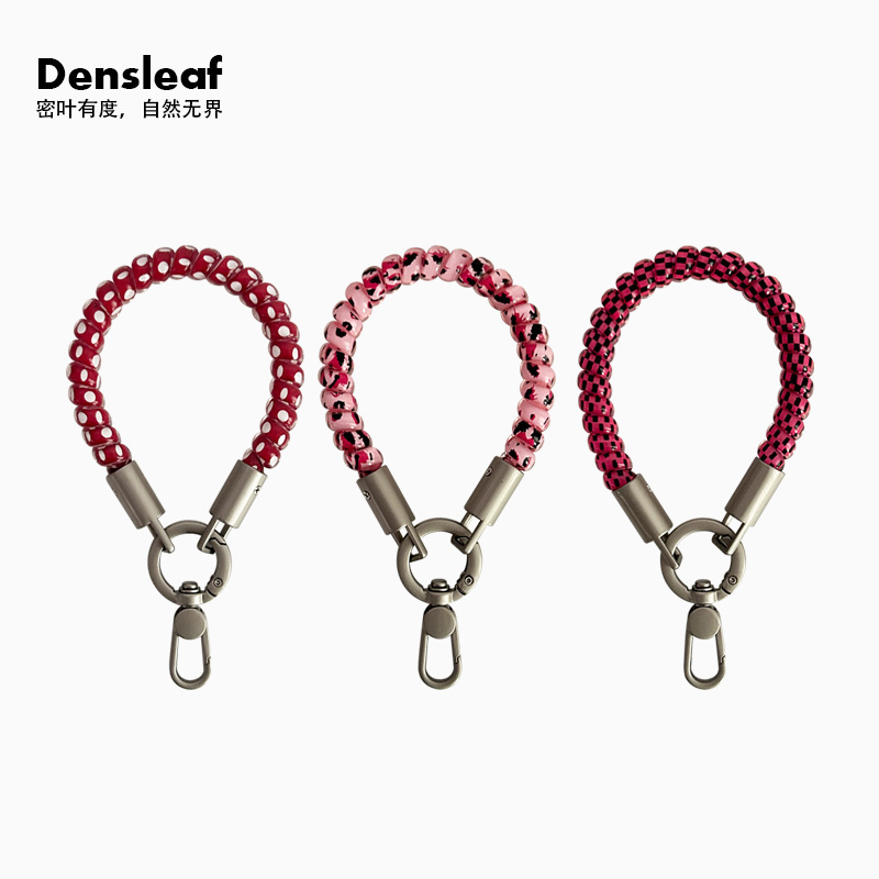 Leopard print TPU phone cord mobile phone lanyard keychain fashion accessory bag decoration anti-loss strap cute little pendant Leopard print TPU phone cord mobile phone lanyard keychain fashion accessory bag decoration anti-loss strap cute little pendant