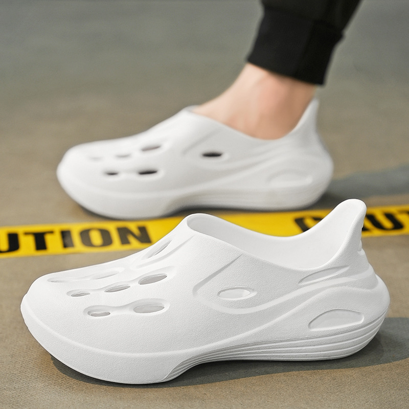 Zapatos para hombres de verano nuevo tipo de soleas gruesas resistentes al desgaste casero al aire libre zapatillas de playa transpirables image 5