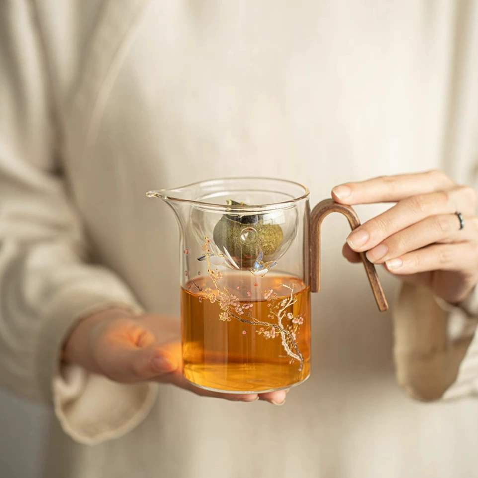 第二集 Glass tea cup, tea set with accessories, increased thickness