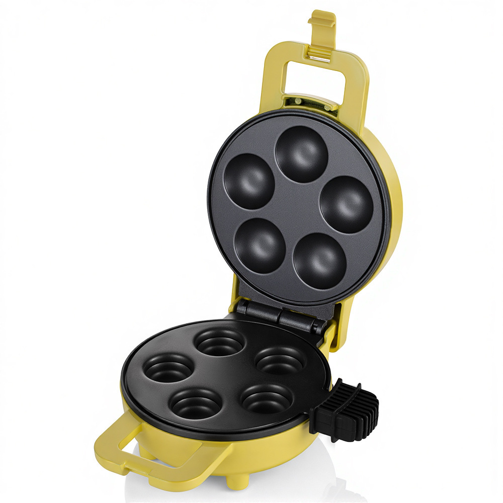 Máquina de tortas de cinco orificios para el hogar transfronterizo estándar europeo RAF Máquina de tortilla redonda para profundizar la máquina de tortas redondas Calentamiento uniforme de doble cara