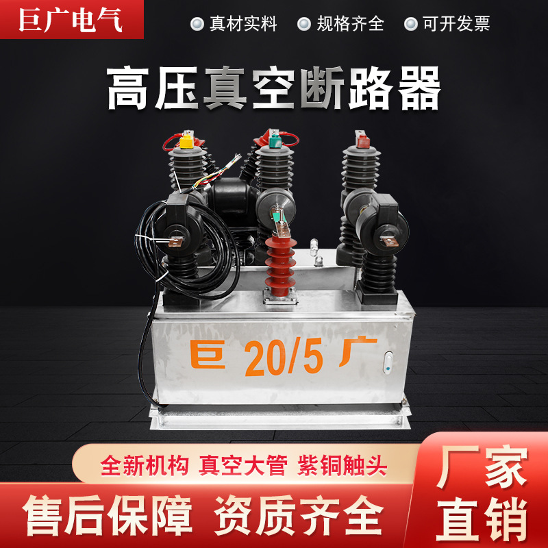 巨广电气真空断路器户内VS1高压10kVZW32-12FJ中压