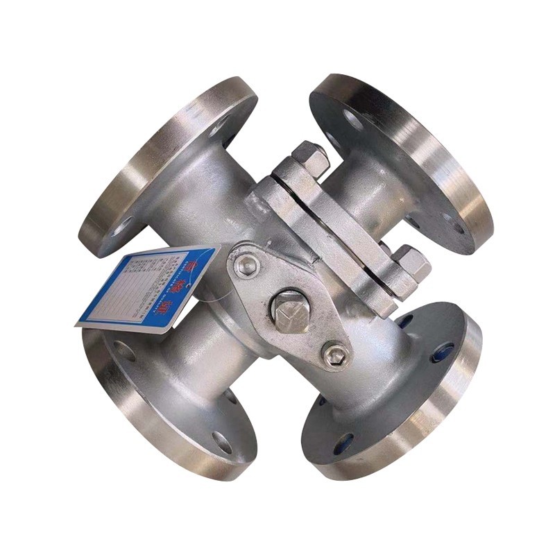 Q46F-16P ����ַ�����ͨ�� ȫ304DN15-300 4 way ball valve