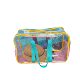 Korean INS Travel Large Capacity Shoulder Bag Mesh Bag Colorful Holiday Beach Jelly Bag Waterproof Swimming Transparent