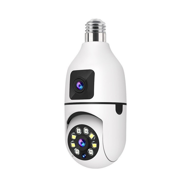 V380Pro ワイヤレス電球監視カメラ wifi ホーム双眼超高精細 360 度パノラマクロスボーダーホットモデル|undefined