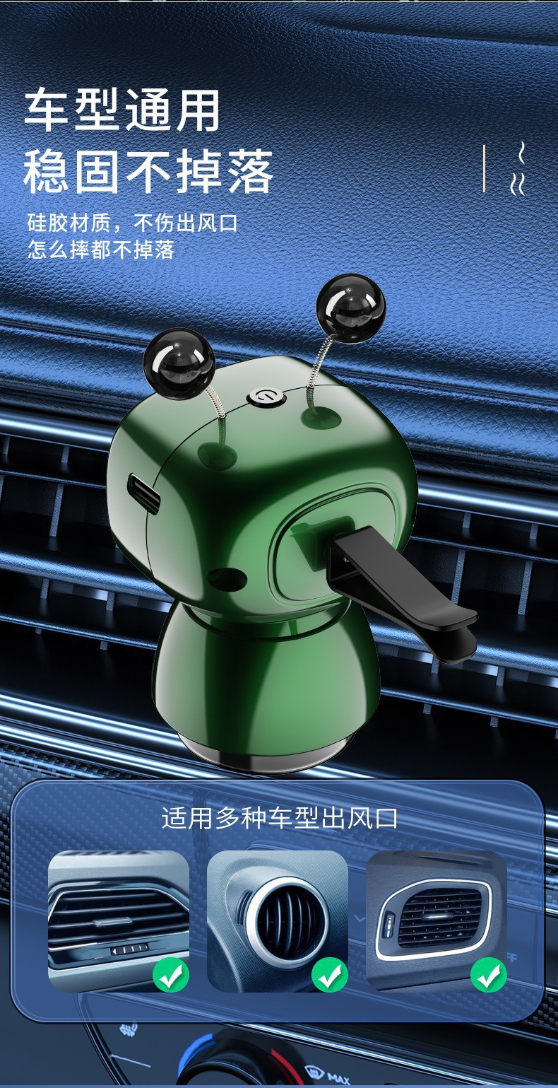 Intelligent Robot Spray Aromatherapy for Car Air Vents, High-End Car Fragrance to Remove Odors