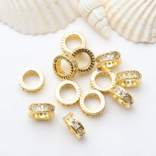 14K����ɫ ΢��ʯ�A��܇݆��Ƭ�����Ʒ��� diy����������