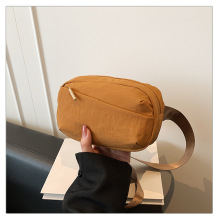 批发男款休闲单肩胸包新款时尚纯色运动挎包外出轻便女士斜挎腰包