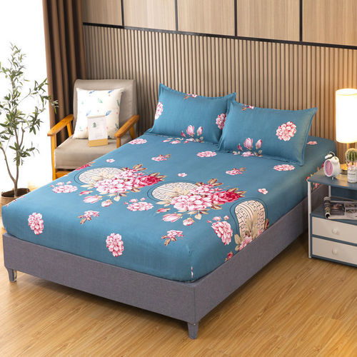 Slip-resistant bed sheet set, single piece of memory foam bed cover, home use, fully elasticated bed sheet cover