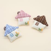 新款日韩棉麻蘑菇房子DIY服装辅料鞋袜帽手套围巾装饰品布艺配件