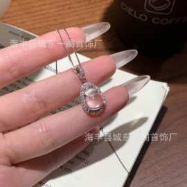 厂家批发小红书天然水沫玉葫芦吊坠s925银镶嵌小清新精致设计款女
