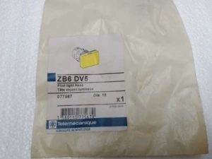 Головка индикатора кнопок серии Schneider XB6 ZB6 DV5 ZB6-DV5 прямоугольная, желтая 077567