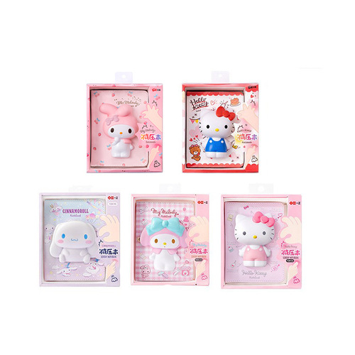 iigen Yizheng stationery Sanrio family image decompression notebook cute girl heart hand ledger notepad