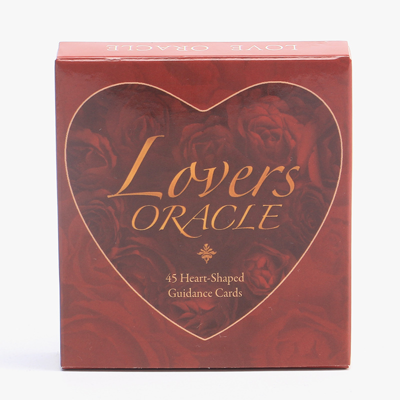 Lovers Couple Oracle Tarot Heart-shaped Cards_voghion.com