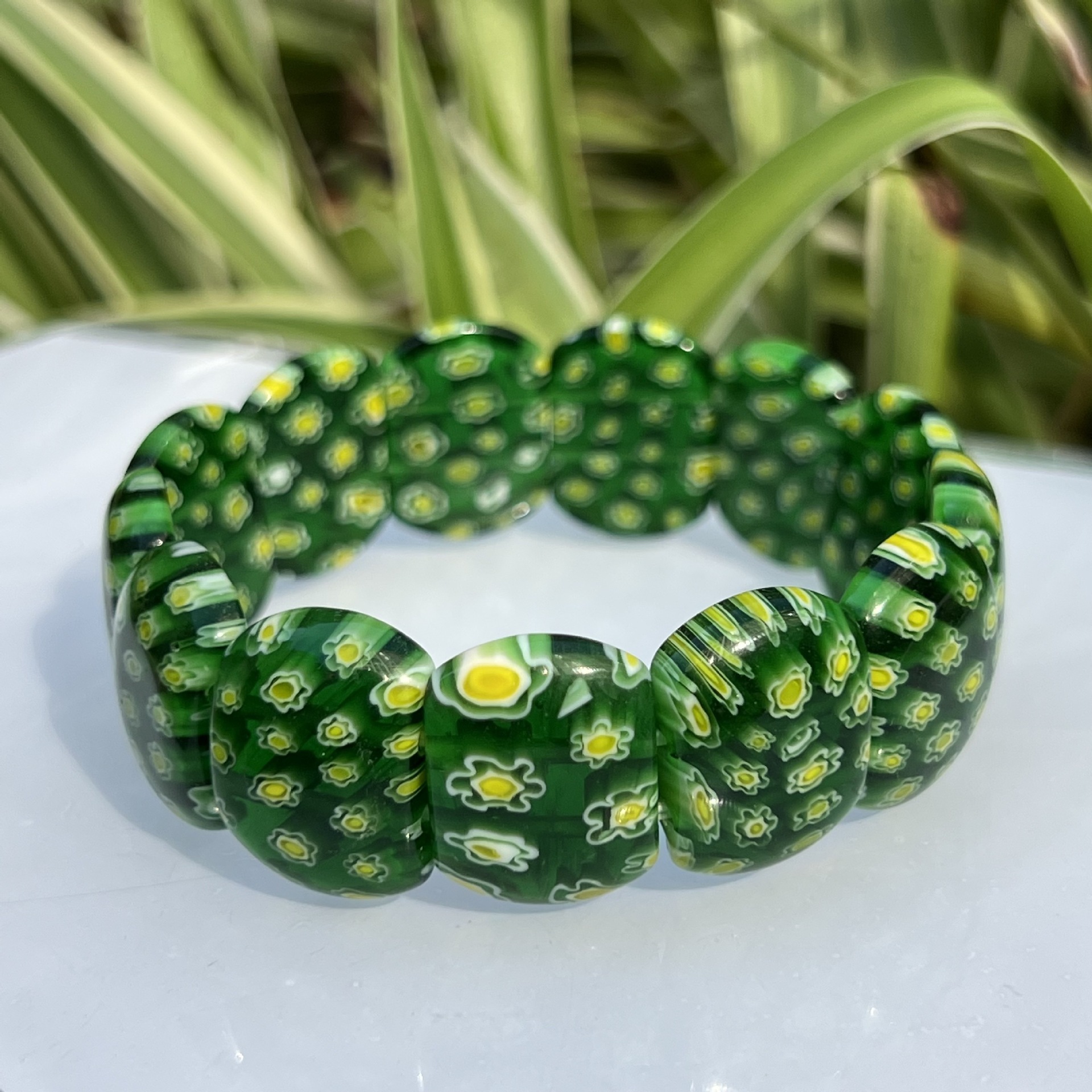 20*15mm 대/중 사이즈 짙은 녹색