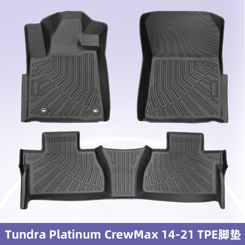 Para Tundra Platinum CrewMax 2014 - 2021 3D TPE para todo el tiempo