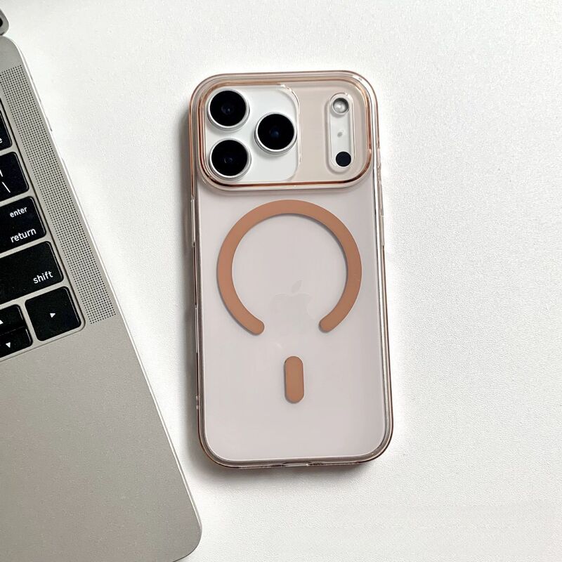 适用iPhone 17Promax高透大孔手机壳苹果16透明磁吸防摔15PRO硬壳|undefined