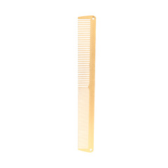 Gold-plated steel comb, hair comb with dense and sparse teeth, retro electroplated brush, split hair, men's beard brush, cross-border