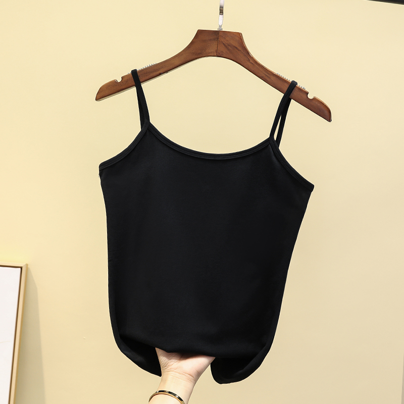 Modal camisole women's summer thin slim fit outerwear beautiful backless base layer sleeveless innerwear face mask short sleeve