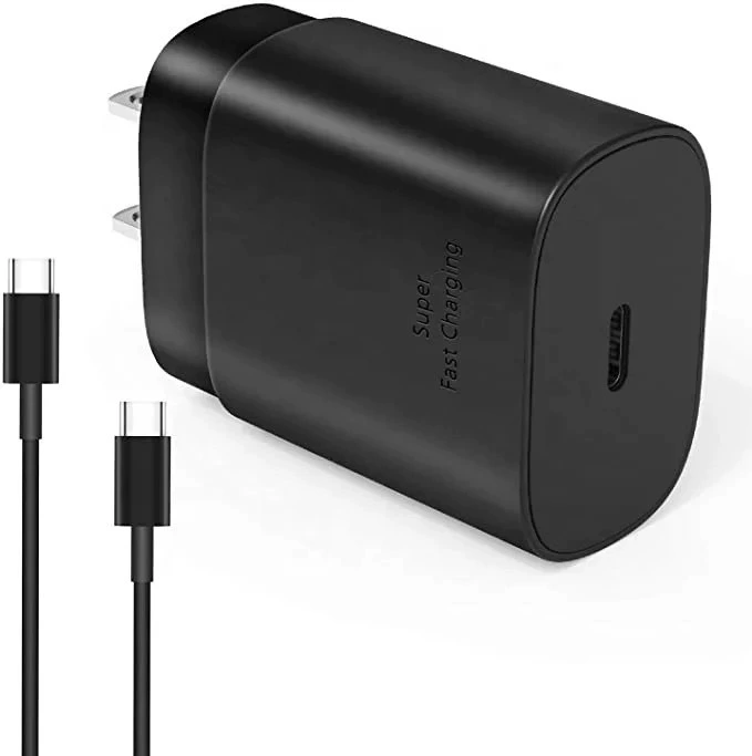Быстрая зарядка 25W PD EP‑TA800, USB‑C, вилки US/EU, компактная в черном или белом