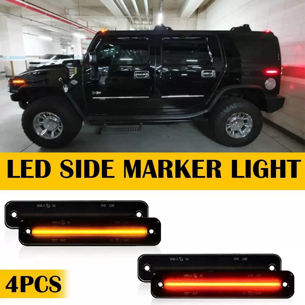 Подходит для боковых фонарей Hummer h2, дневных ходовых огней, ширинных фонарей, светодиодных автомобильных фонарей, указателей поворота, фонарей на крыльях Hummer h2.