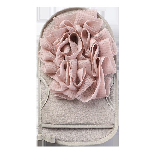 Household double-sided bath towel, bath towel, bathroom bath towel, bath gloves, toiletries, adult bath flower, dust and mud bath ball