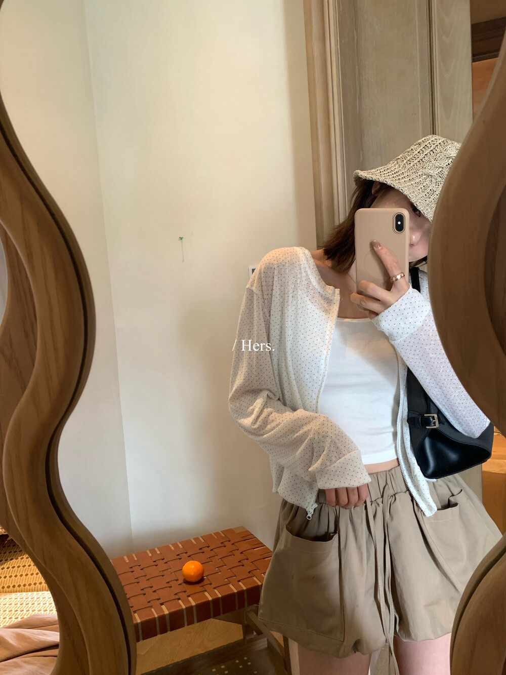 Quần short nữ cạp cao dáng nụ hoa thiết kế rút dây ống rộng thoải mái — Xanh da trờicolor, màu mơ, màu kaki chi tiết 26
