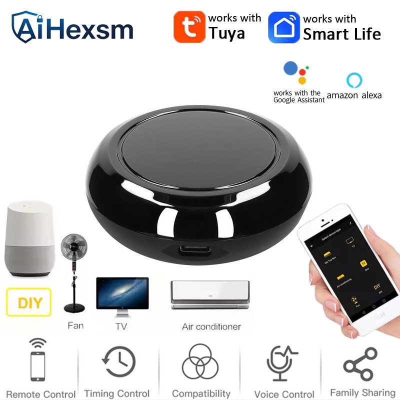Foreign Trade Direct Supply Home Smart App Remote Control Home Appliances Air Conditioner Tuya Wifi Universal Infrared Remote Control Foreign Trade Direct Supply Home Smart App Remote Control Home Appliances Air Conditioner Tuya Wifi Universal Infrared Remote Control
