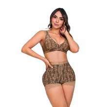 V 96419 Leopard Print Jelly Large Size Bra �������� �羳����