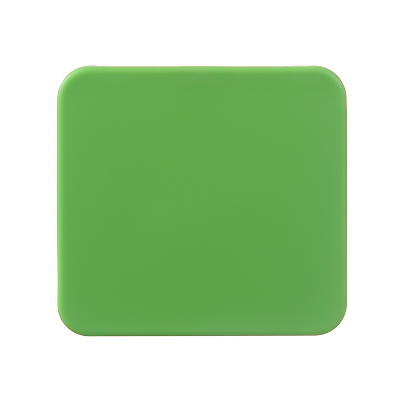 Espejo de maquillaje cuadrado plegable de doble cara, regalo portátil para niñas, mini espejo para retoques, espejo pequeño plegable.
