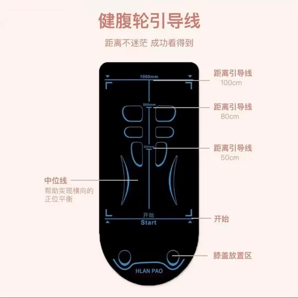 Thickened Body Mat Yoga Mat Abdominal Wheel Special Mat Household Indoor Non-Slip Shock Absorption Mat Sports Mat