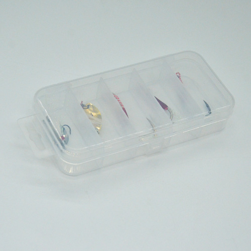 Manufacturer wholesale five-compartment hook box accessories storage box mini plastic box set storage box Lure bait box