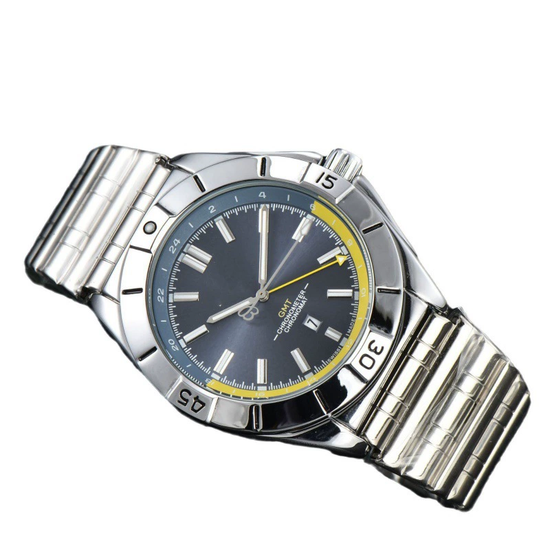 Men's watch, universal steel belt, quartz watches for leisure, wholesale