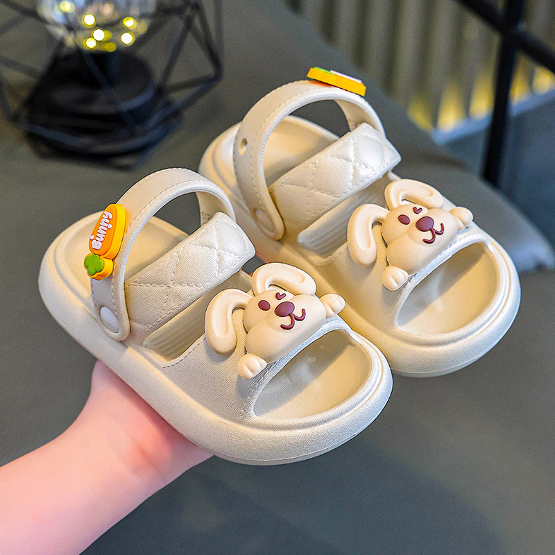 Nuevas sandalias de EVA para niños sandalias de dos vías para niños lindos zapatos de princesa de bebé de niñas antideslizantes de fondo suave de verano