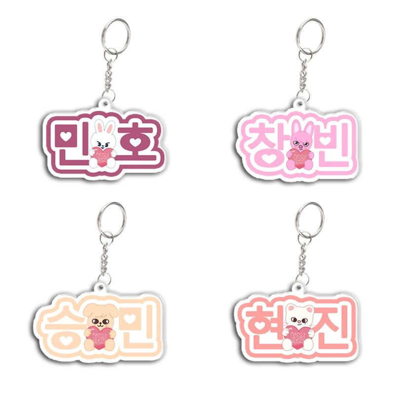 Cartoon acrylic keychain, pendant