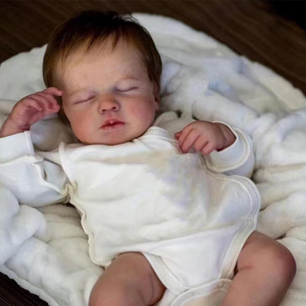 Muñeca de 20 pulgadas suave azul comercio exterior muñeca de simulación de comercio electrónico pesado ULLOOU transfronterizo suministro de bebés