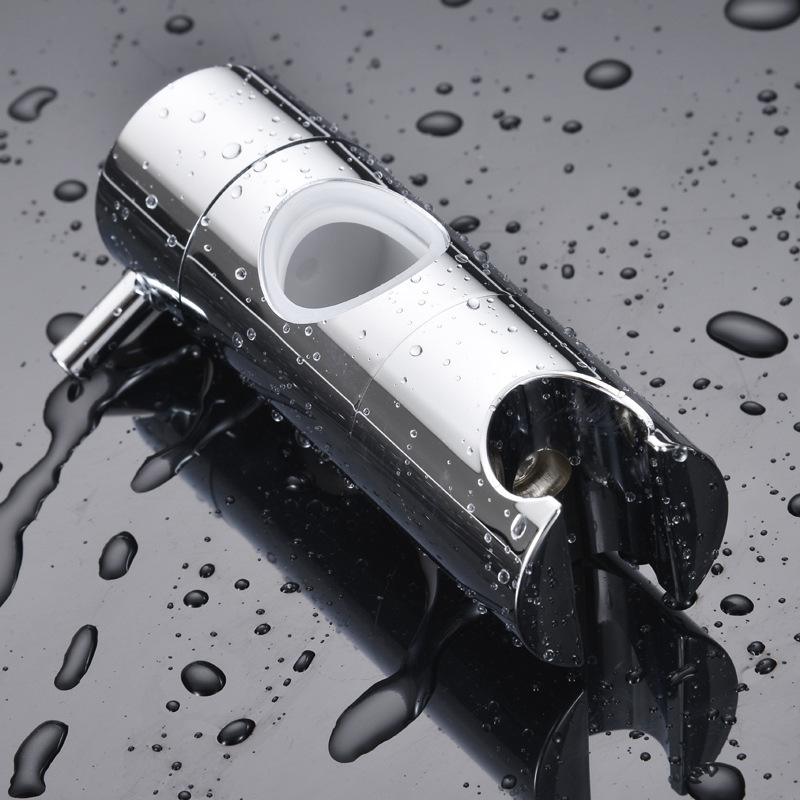 Soporte para ducha Soporte para colgar Varilla elevadora ajustable Accesorios para juego de ducha Cubierta deslizante redonda Soporte de horquilla de baño