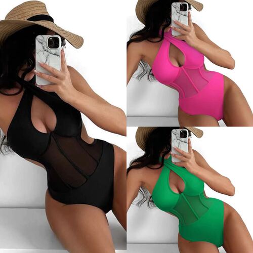  European and American new sexy one-piece swimsuit swimsuit bikini bikini cross-border Amazon