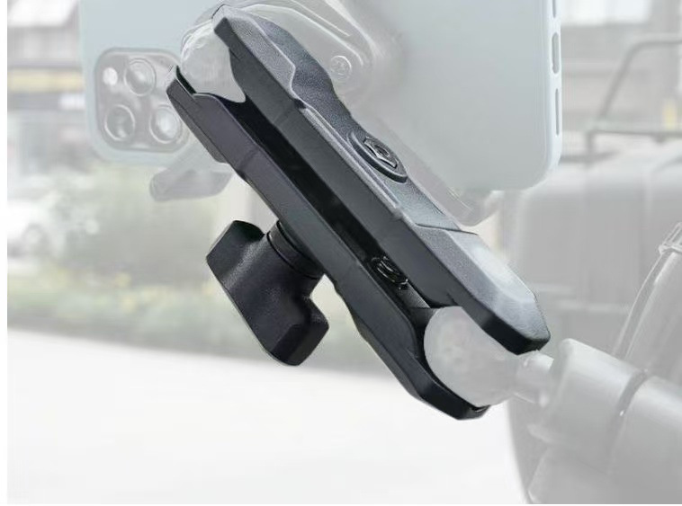 26mm Ball Head Arm Clamp Motorcycle Mobile Phone Holder Aluminum Alloy Thickeneded Base Accessories Navigation Bracket Expansion Arm