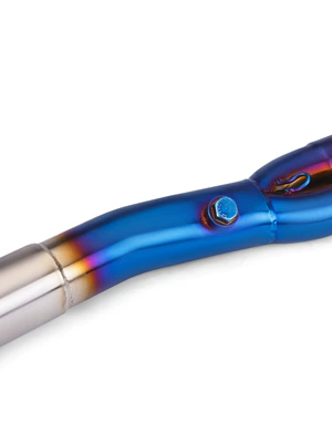 Motorcycle exhaust pipe | stainless steel/titanium alloy for