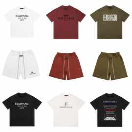 美式复古t恤2025夏外穿宽松港风上衣男女字母印花跨境夏季休闲