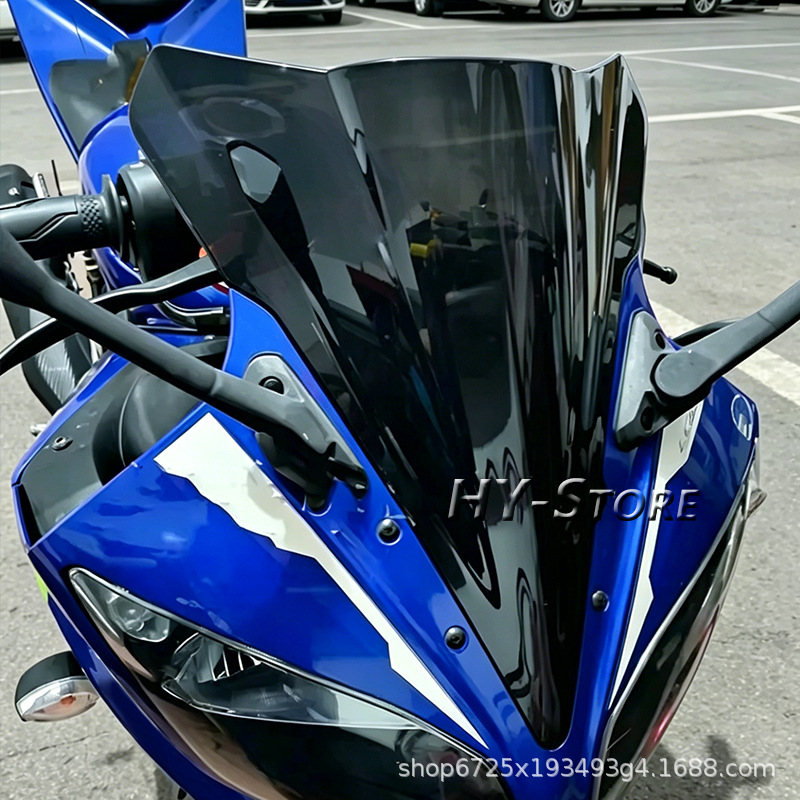 Suitable for Yamaha R15 V2 2014-2016 Models, Modified Front Windshield, Heightened Racing Windscreen Deflector