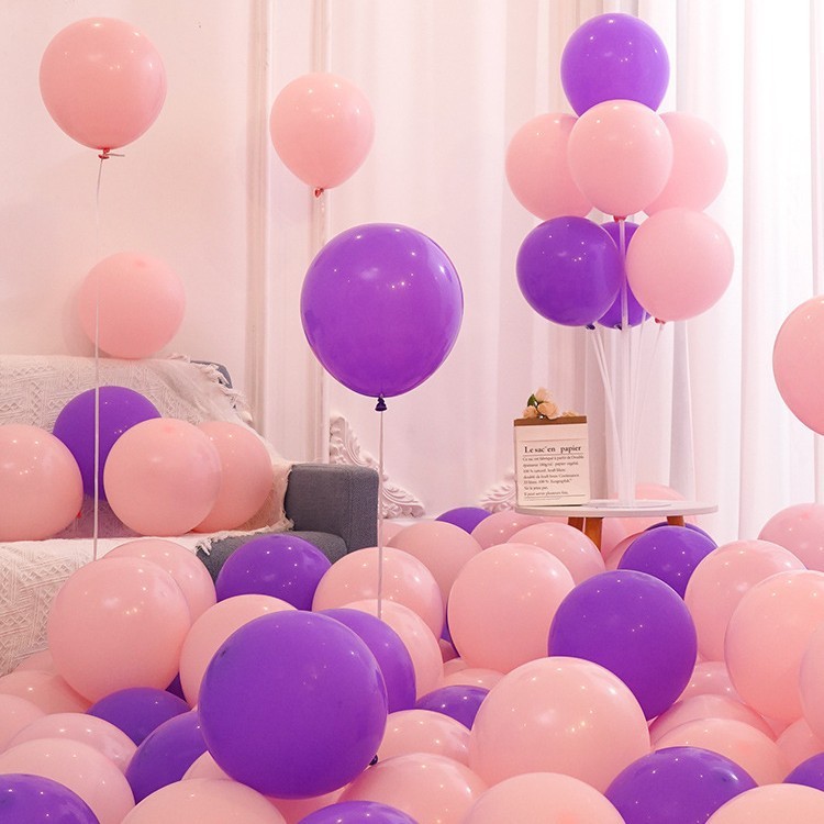 バルーン卸売マカロンカラー厚みのある防爆ショッピングモール店舗イベント装飾シーン誕生日アレンジメントさまざまな色|undefined