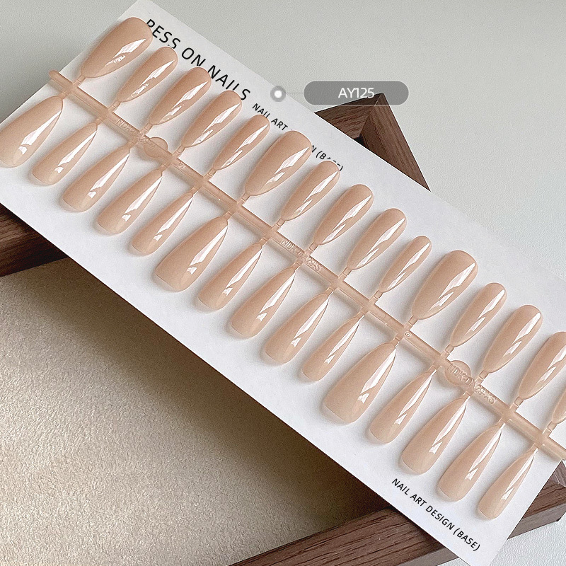 Hand-made Nail Polish Spraying and Wearing Special Nail Pieces Prefabricated Bare Strip 30 Removable Summer Nail Art Patch