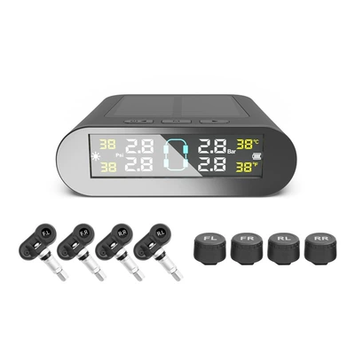 Air pressure gauge/tire pressure gauge – Pressure Monitoring Four Tire Pressure