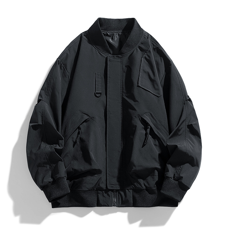 M - 8XL chaqueta de hombre primavera y otoño chaqueta de moda de hombre suelta de moda americana ropa de béisbol casual hombre image 7
