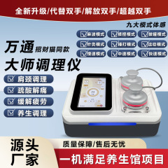 三通の大家の経絡マッサージの体の器具の養生の電気治療器の多機能は美容院の生命のエネルギー計を疎通します。