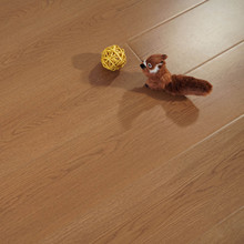 12mm强化复合地板批发工装木地板家装锁扣耐磨封蜡灰色原木色厂家